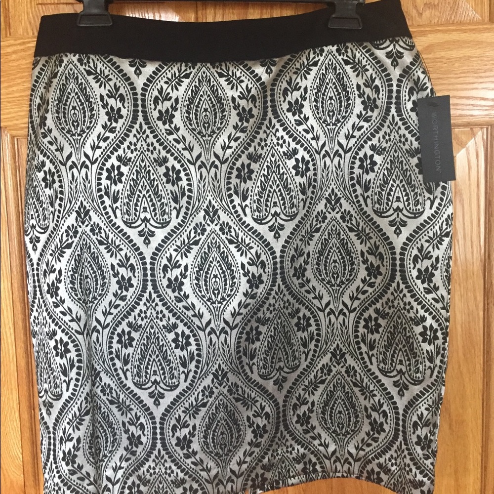 Silver with Black skirt